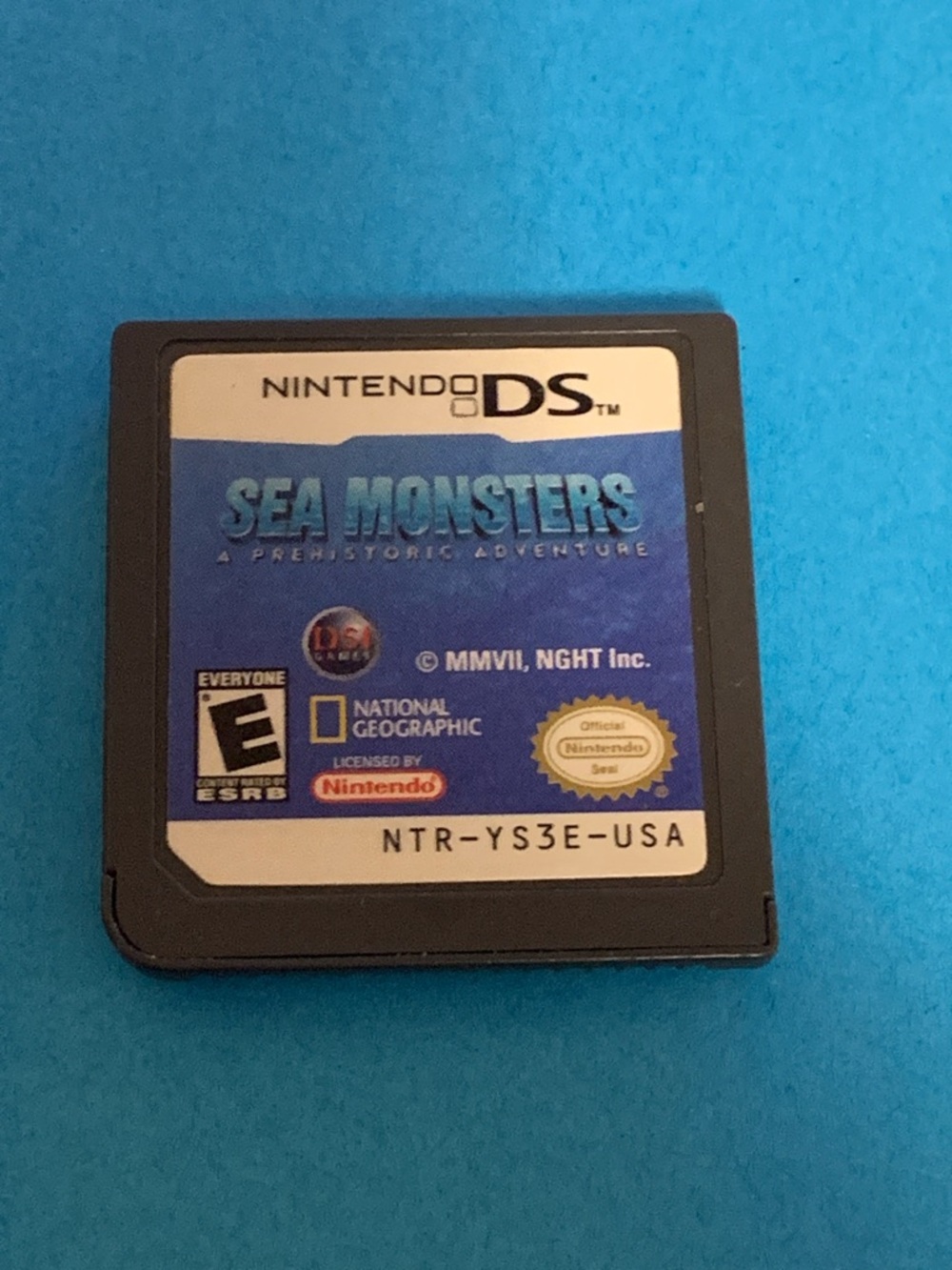 Nintendo DS Sea Monsters Game Cartridge - Blue Label